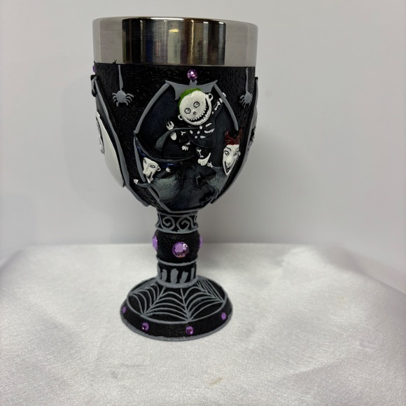 Nightmare Before Christmas Chalice Disney Enesco Jack Sally Zero Cup - Picture 3 of 8